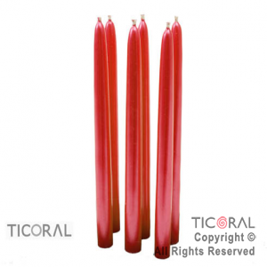 VELA 2267 VELON ROJO CUMPLEA�OS x 6